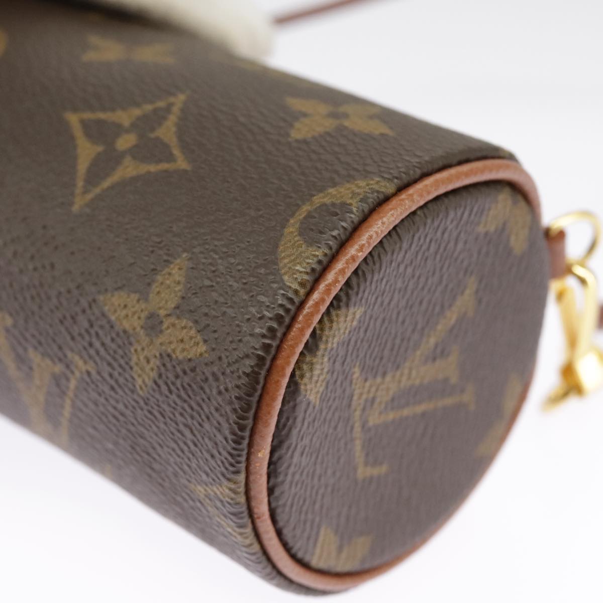 LOUIS VUITTON Monogram Papillon Pouch LV Auth 100966