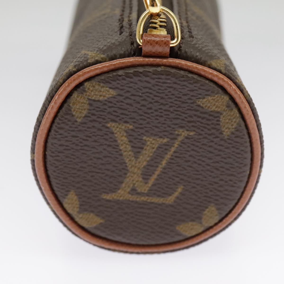 LOUIS VUITTON Monogram Papillon Pouch LV Auth 100966