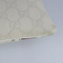 GUCCI GG Supreme Sherry Line Shoulder Bag PVC Pink White Red 153244 Auth 100980-16