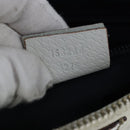 GUCCI GG Supreme Sherry Line Shoulder Bag PVC Pink White Red 153244 Auth 100980-12