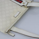 GUCCI GG Supreme Sherry Line Shoulder Bag PVC Pink White Red 153244 Auth 100980-6