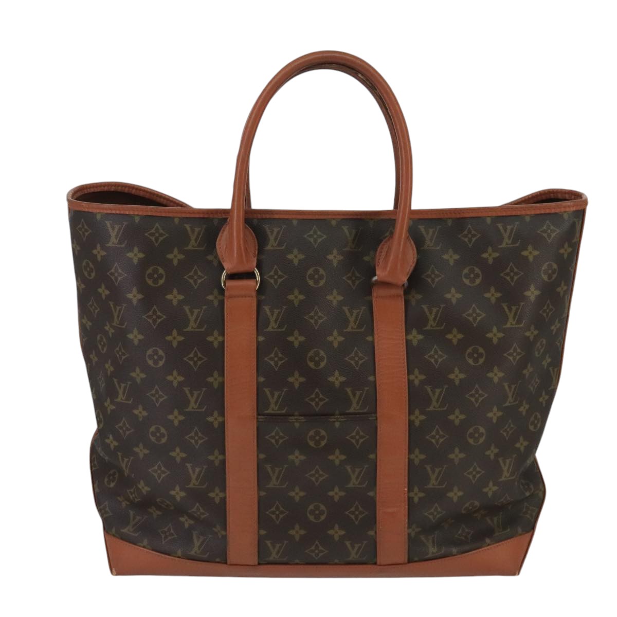 LOUIS VUITTON Monogram Sac Weekend GM Tote Bag M42420 LV Auth 100994 - 0