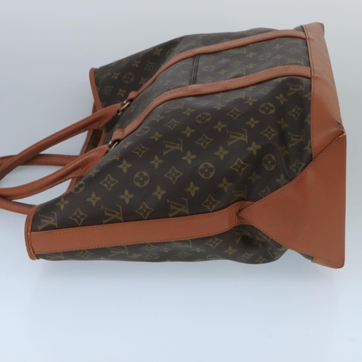 LOUIS VUITTON Monogram Sac Weekend GM Tote Bag M42420 LV Auth 100994