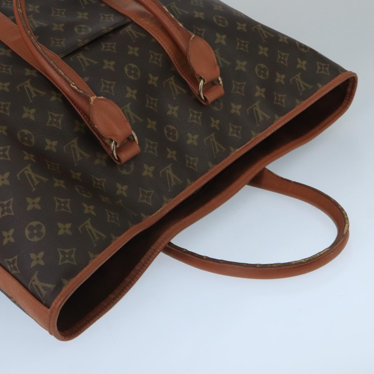 LOUIS VUITTON Monogram Sac Weekend GM Tote Bag M42420 LV Auth 100994