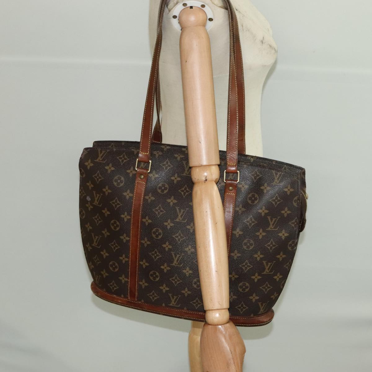 LOUIS VUITTON Monogram Babylone Tote Bag M51102 LV Auth 100995