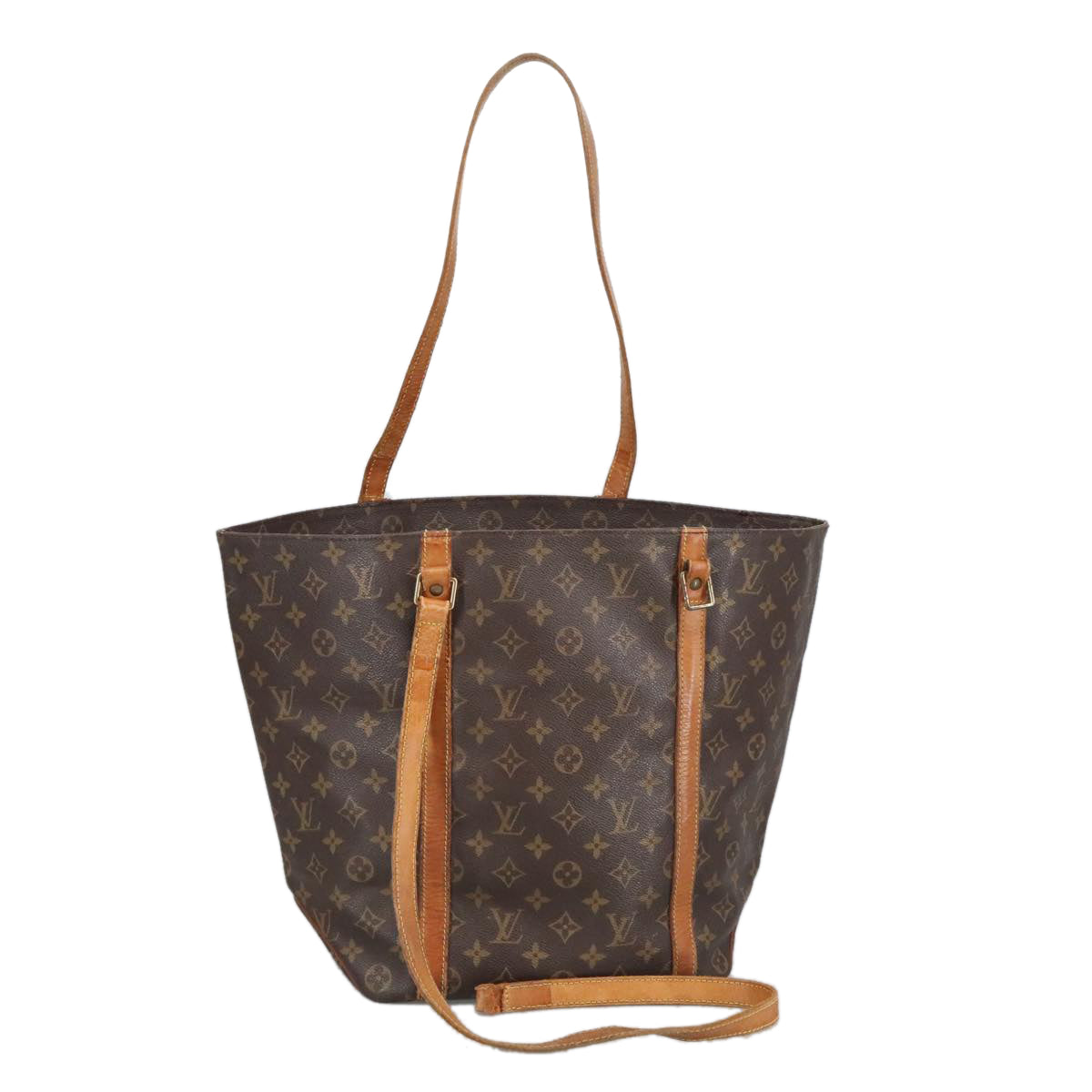 LOUIS VUITTON Monogram Sac Shopping Tote Bag M51108 LV Auth 100999