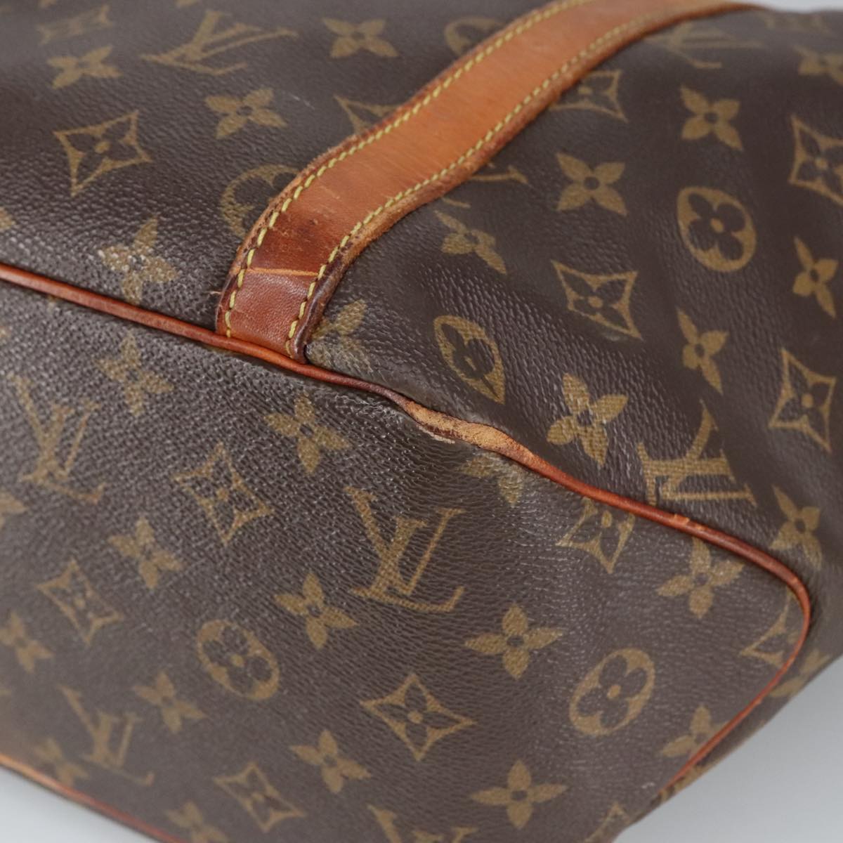 LOUIS VUITTON Monogram Sac Shopping Tote Bag M51108 LV Auth 100999