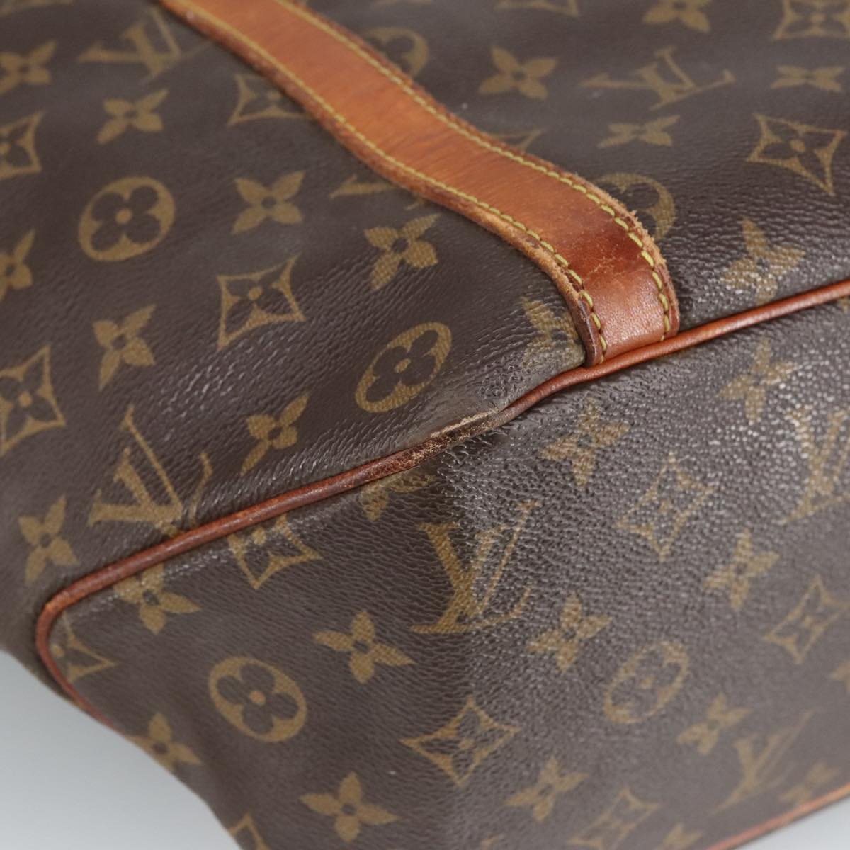 LOUIS VUITTON Monogram Sac Shopping Tote Bag M51108 LV Auth 100999