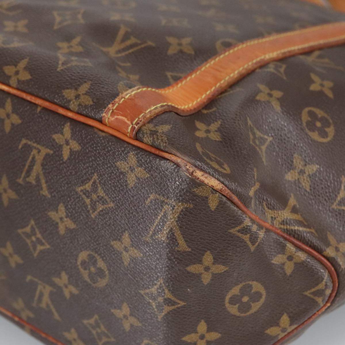 LOUIS VUITTON Monogram Sac Shopping Tote Bag M51108 LV Auth 100999