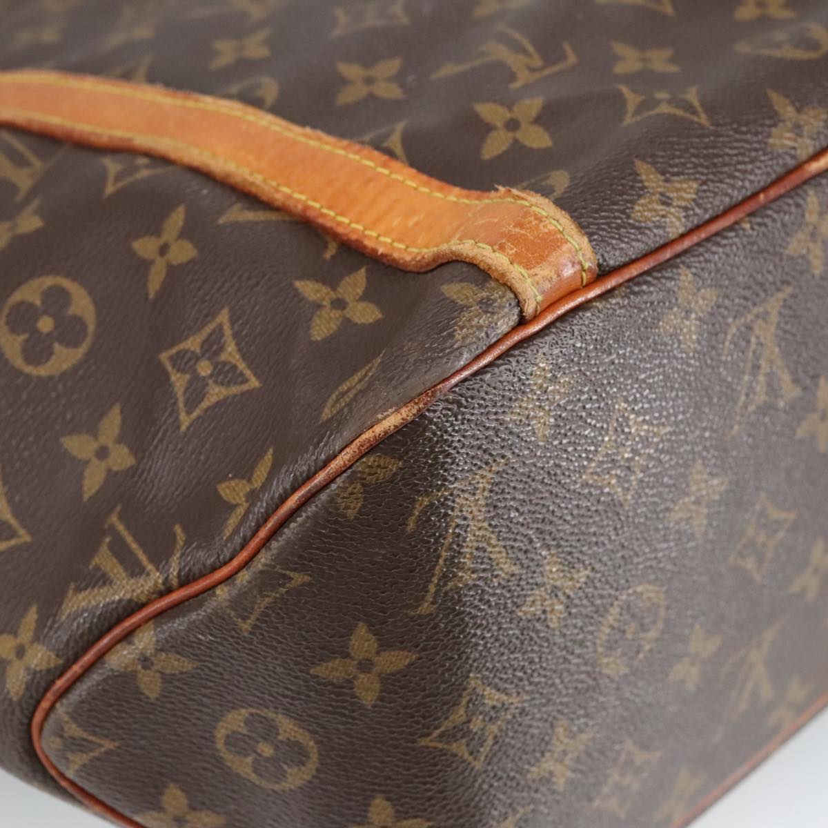 LOUIS VUITTON Monogram Sac Shopping Tote Bag M51108 LV Auth 100999