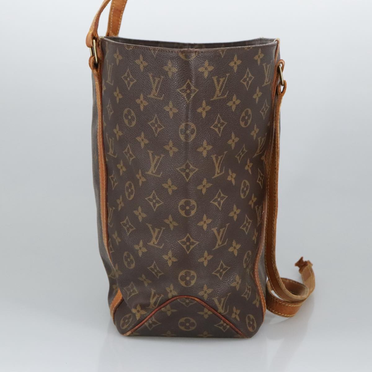 LOUIS VUITTON Monogram Sac Shopping Tote Bag M51108 LV Auth 100999