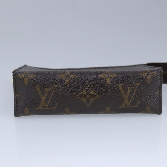 LOUIS VUITTON Monogram Poche Toilette 15 Pouch M47546 LV Auth 101023