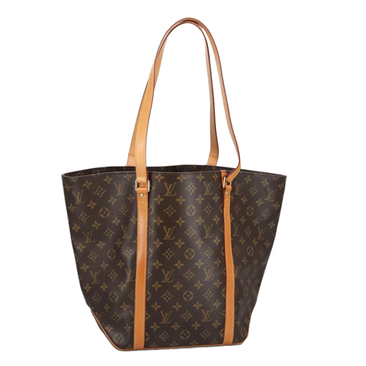 LOUIS VUITTON Monogram Sac Shopping Tote Bag M51108 LV Auth 101039