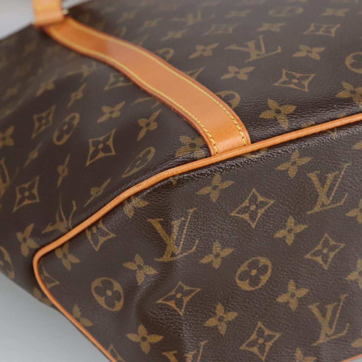 LOUIS VUITTON Monogram Sac Shopping Tote Bag M51108 LV Auth 101039