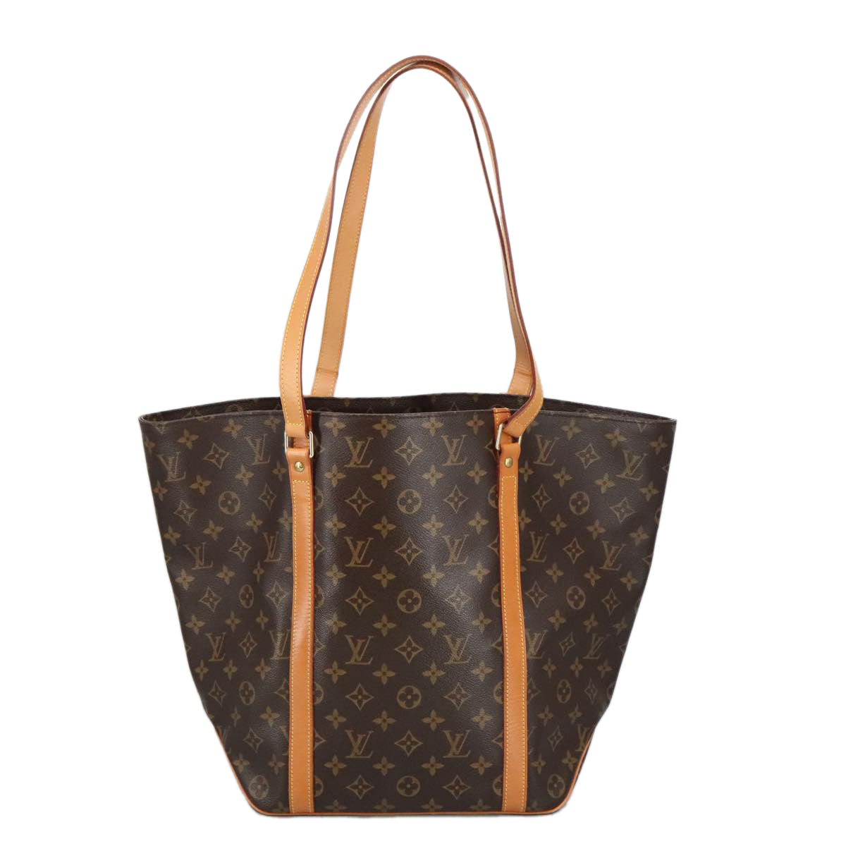 LOUIS VUITTON Monogram Sac Shopping Tote Bag M51108 LV Auth 101039