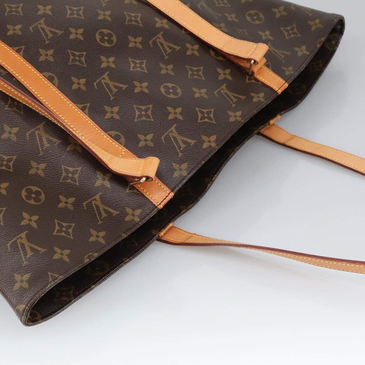 LOUIS VUITTON Monogram Sac Shopping Tote Bag M51108 LV Auth 101039