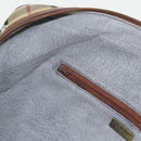 Burberrys Nova Check Hand Bag PVC Beige Gold Auth 101041-21