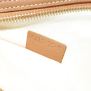 CELINE Horizontalkava Tote Bag Canvas 2way White Gold Auth 101048-12