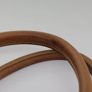 CELINE Horizontalkava Tote Bag Canvas 2way White Gold Auth 101048-9