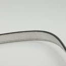 PRADA Accessory Pouch Metallic leather Silver Auth 101052AM-9