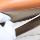 Chloe Nile Hand Bag Enamel Leather 2way Silver Brown Auth 101064-20