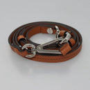 Chloe Nile Hand Bag Enamel Leather 2way Silver Brown Auth 101064-22