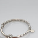 Chloe Nile Hand Bag Enamel Leather 2way Silver Brown Auth 101064-8