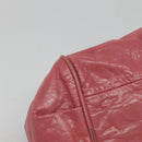 Chloe Etel Hand Bag Leather 2way Pink Gold Auth 101068-14