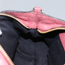 Chloe Etel Hand Bag Leather 2way Pink Gold Auth 101068-20