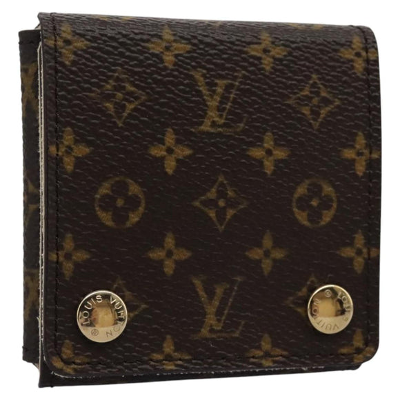 LOUIS VUITTON Monogram Jewelry case Jewelry Box LV Auth 101074V