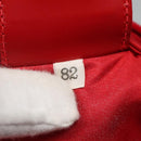 PRADA Shoulder Bag Nylon Red Silver Auth 101081-12