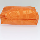 Salvatore Ferragamo Shoulder Bag Nylon Leather Orange Auth 101087-25