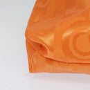 Salvatore Ferragamo Shoulder Bag Nylon Leather Orange Auth 101087-26
