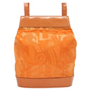 Salvatore Ferragamo Shoulder Bag Nylon Leather Orange Auth 101087-2