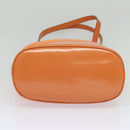 Salvatore Ferragamo Shoulder Bag Nylon Leather Orange Auth 101087-5