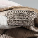 Salvatore Ferragamo Gancini Sofia Hand Bag Leather 2way Silver Auth 101090-12