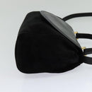 Salvatore Ferragamo Hand Bag Leather 2way Black Auth 101091-4