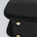 Salvatore Ferragamo Hand Bag Leather 2way Black Auth 101092-15