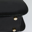 Salvatore Ferragamo Hand Bag Leather 2way Black Auth 101092-16
