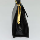 Salvatore Ferragamo Hand Bag Leather 2way Black Auth 101092-3