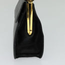 Salvatore Ferragamo Hand Bag Leather 2way Black Auth 101092-4