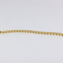 Salvatore Ferragamo Gancini Chain Shoulder Bag Leather Brown Gold Auth 101093-8