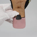 FENDI High Heels Canvas 35 1/2 Pink Auth 101094-10