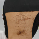 FENDI High Heels Canvas 35 1/2 Pink Auth 101094-11