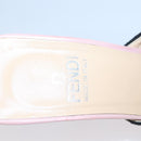 FENDI High Heels Canvas 35 1/2 Pink Auth 101094-12