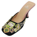 FENDI High Heels Canvas 35 1/2 Pink Auth 101094-2