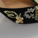 FENDI High Heels Canvas 35 1/2 Pink Auth 101094-20