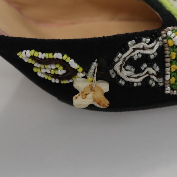 FENDI High Heels Canvas 35 1/2 Pink Auth 101094