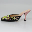 FENDI High Heels Canvas 35 1/2 Pink Auth 101094-21