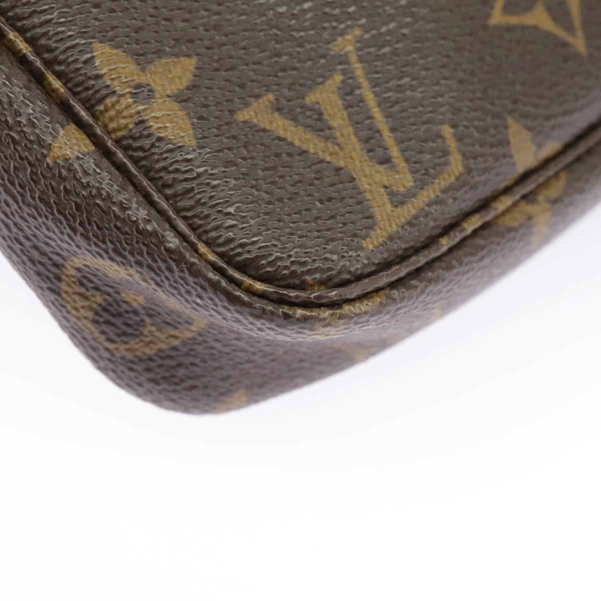 LOUIS VUITTON Monogram Pochette Accessoires Pouch M51980 LV Auth 101103